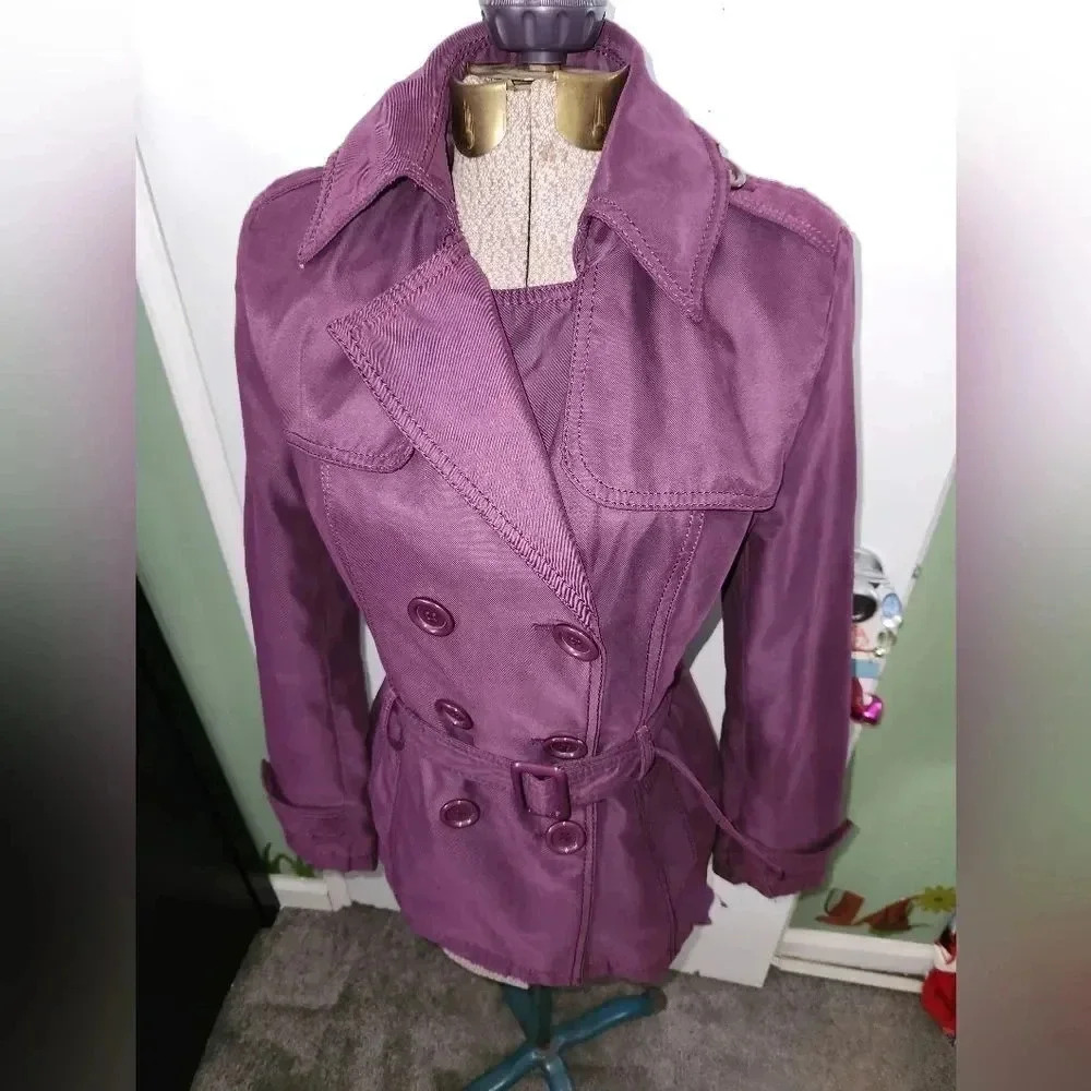 Purple Trench Coat